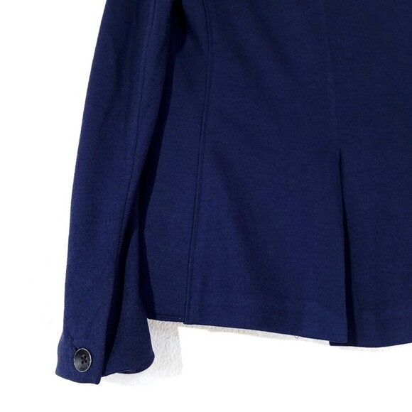 RAG & BONE 100% Wool One Button Club Jacket Blazer Soft Knit Suit Jacket Navy 0 - Picture 11 of 16